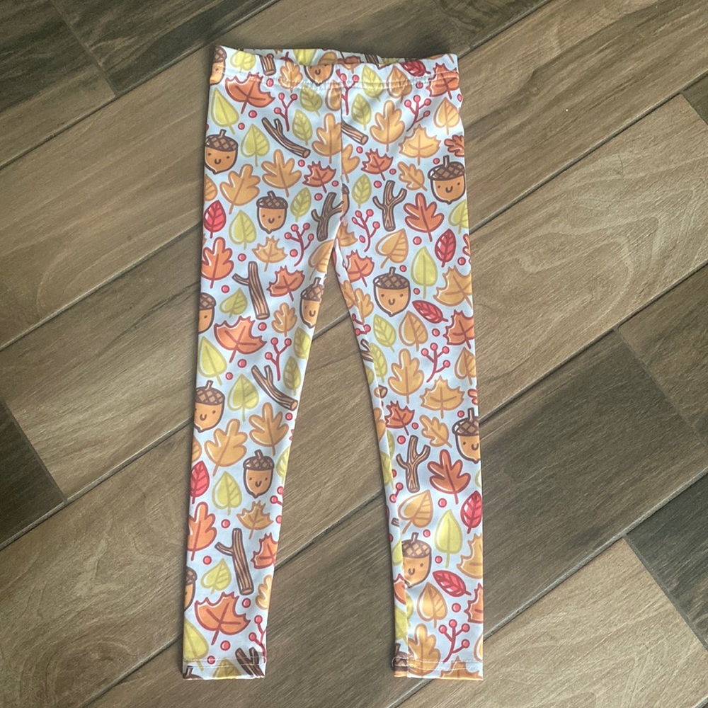 Urban Smalls fall print toddler leggings 4T